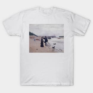 The Banks of the Seine by Jean Beraud T-Shirt